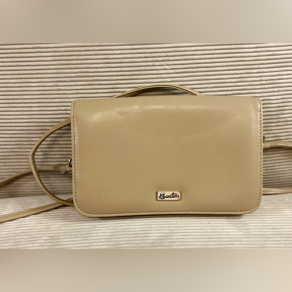 Vintage BUXTON BUX HYDE WALLET ORGANIZER CROSSBODY BAG